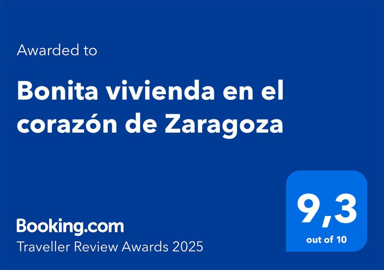 Bonita Vivienda En El Corazon De Zaragoza Lägenhet Exteriör bild
